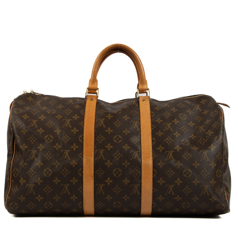 Louis Vuitton Monogram Canvas Keepall 50 Bag