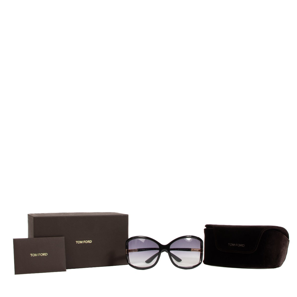 Tom Ford Zwarte Anais Zonnebril