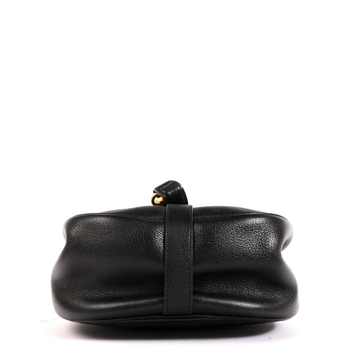 Delvaux Black Leather Cerceau Mini Bag