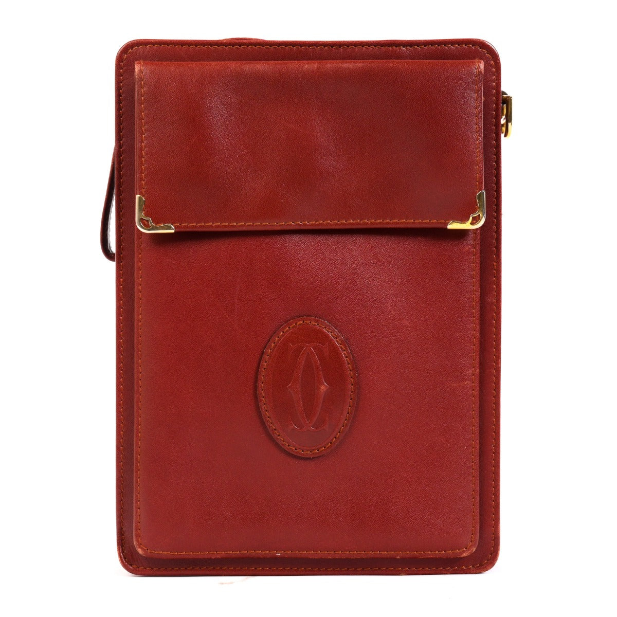 Cartier Bourgogne Leren Clutch