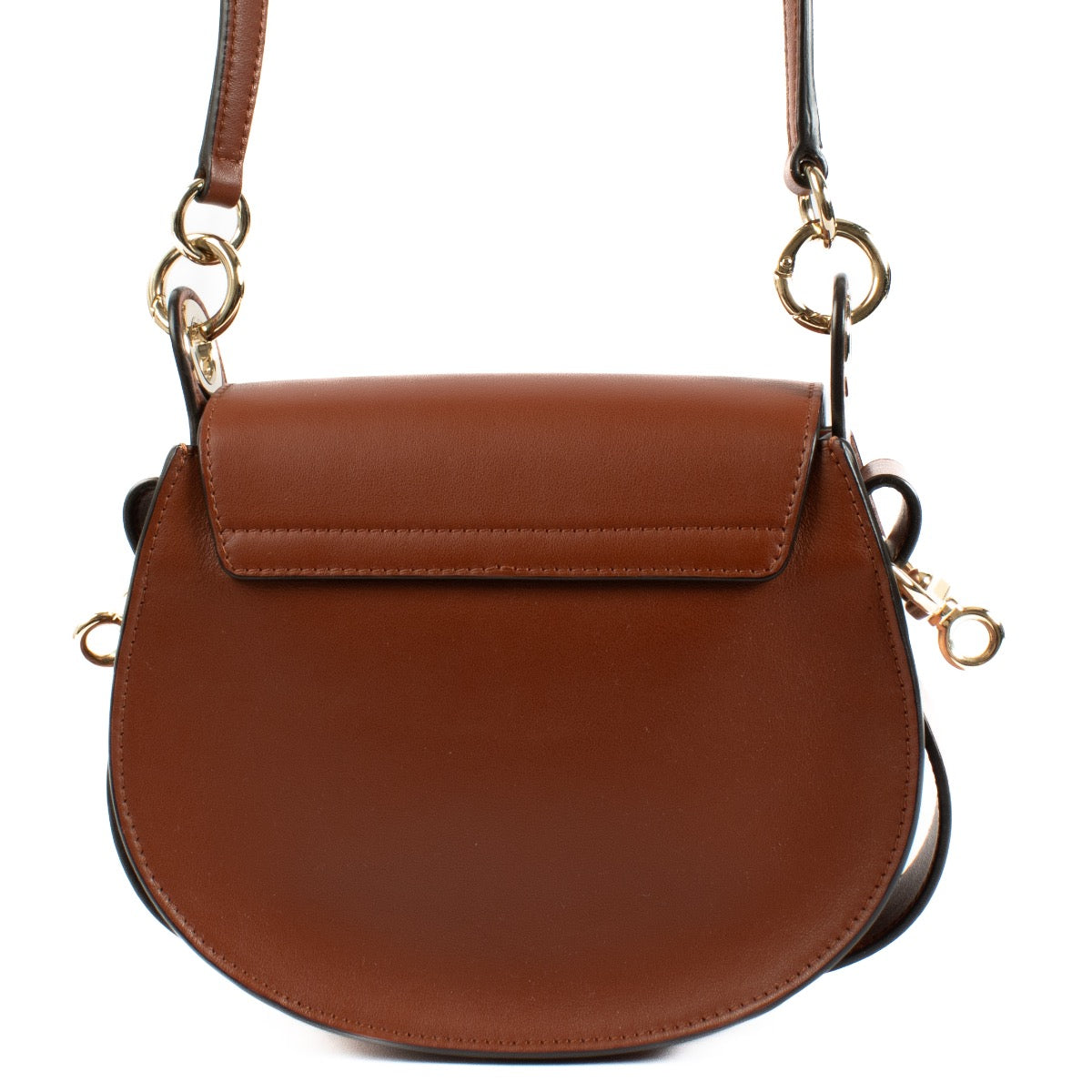 Authentic second hand Chloé Sepia Brown Small Tess Bag on Labellov.com