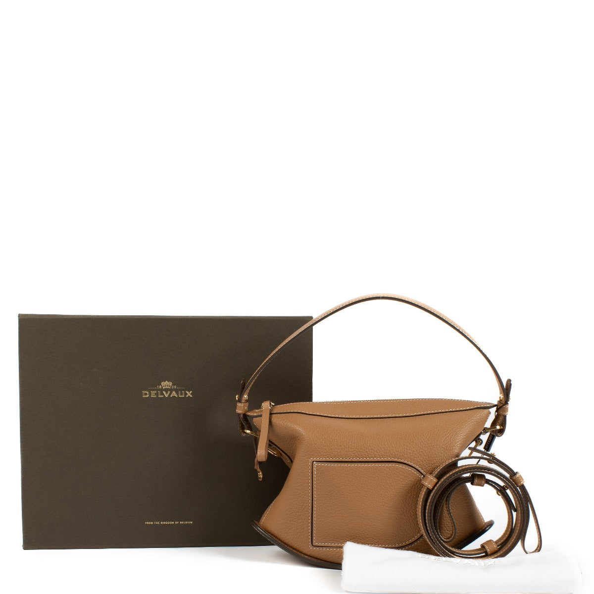 Delvaux Végétal Taurillon Soft Pin Swing Bag