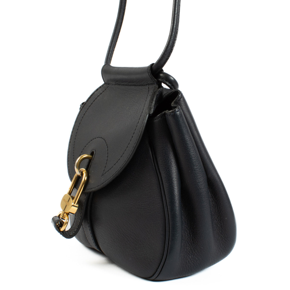 Delvaux Blue Cerceau Mini Bag for the best price at Labellov secondhand luxury