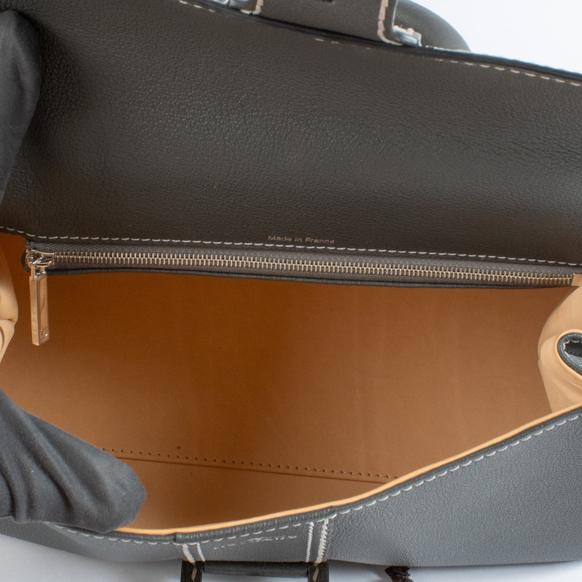 Shop 100% authentic second hand Delvaux Smoke Rodeo Calf Brillant East West Mini on Labellov.com