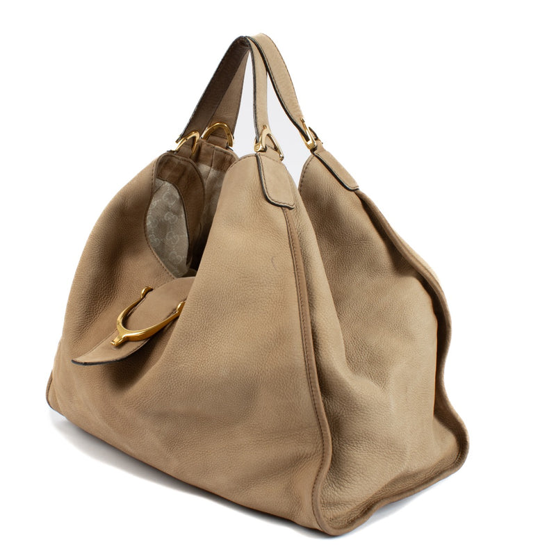 Gucci Camel Nubuck Tas