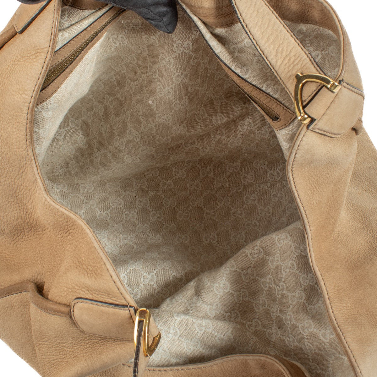 Gucci Camel Nubuck Bag