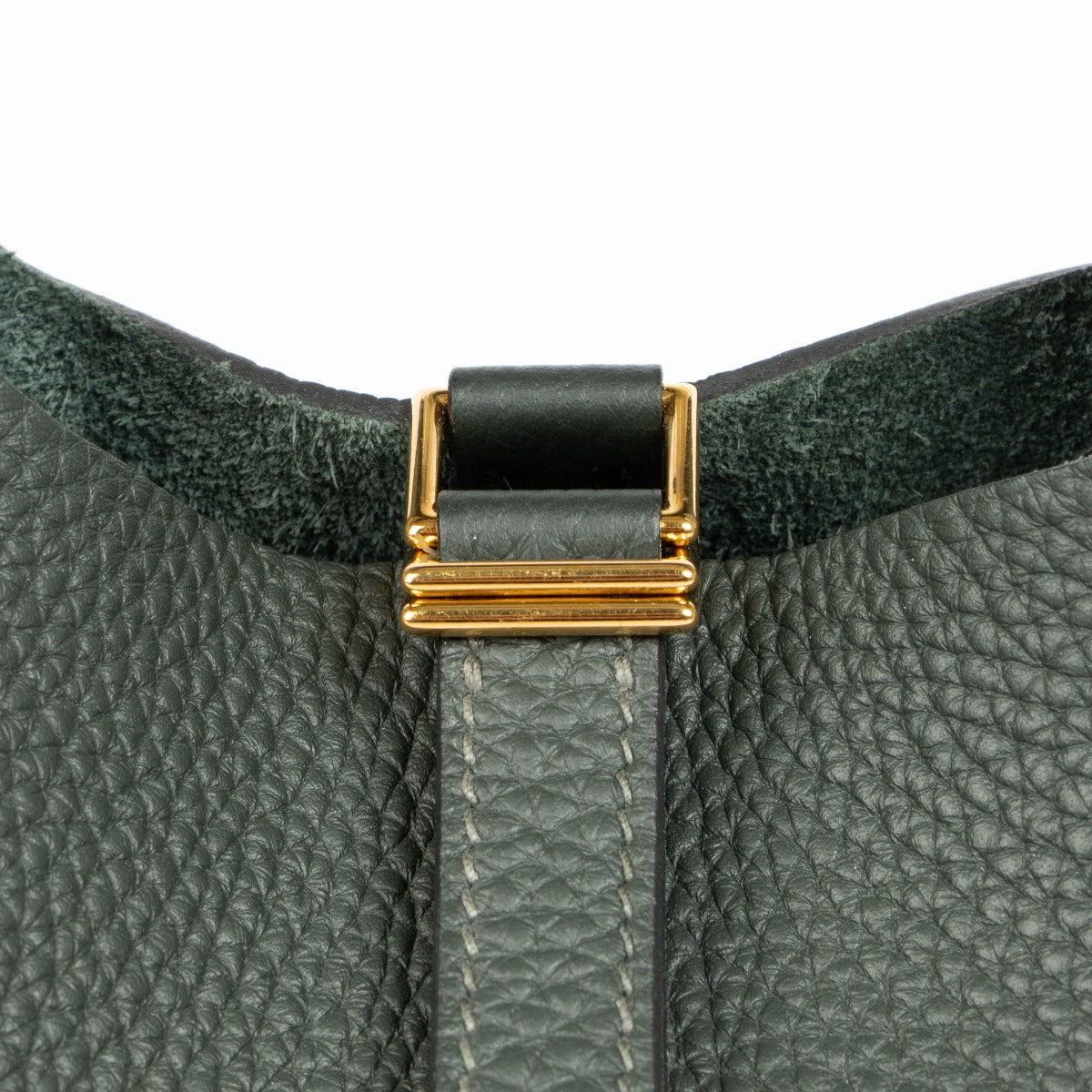 Shop this 100% authentic Hermès Picotin Lock 18 Vert Foncé Clemence GHW at Labellov.com