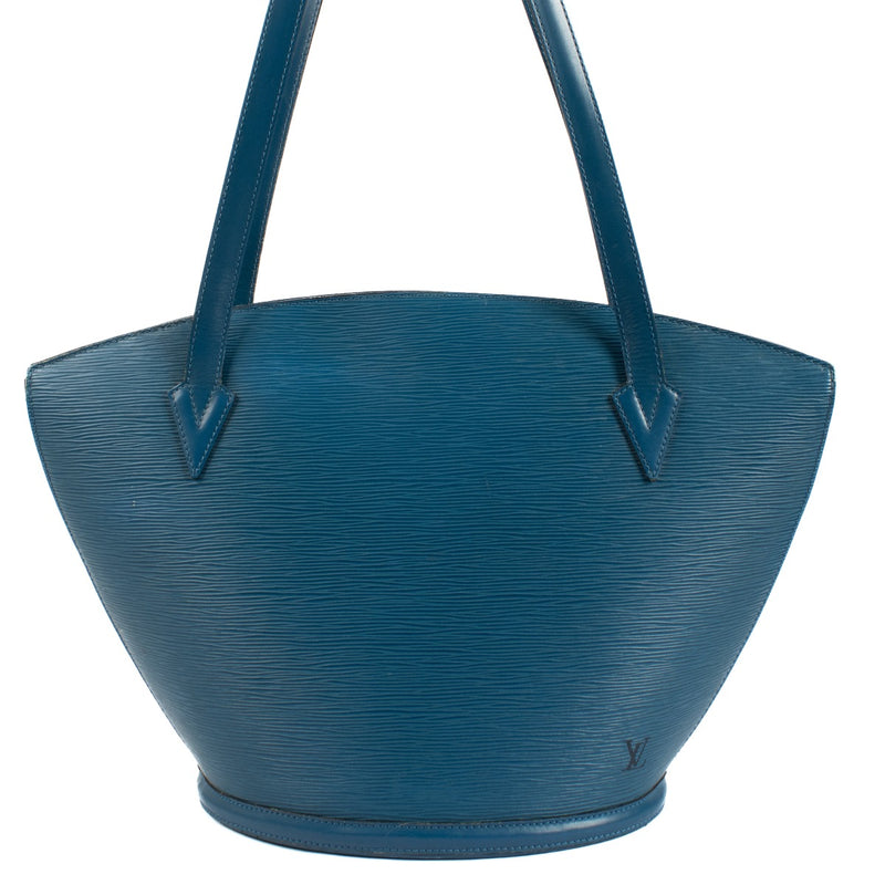 Louis Vuitton Blauwe Epi Saint Jacques GM Tas