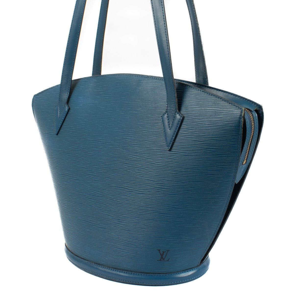 Sac Louis Vuitton Saint Jacques GM en cuir Épi bleu