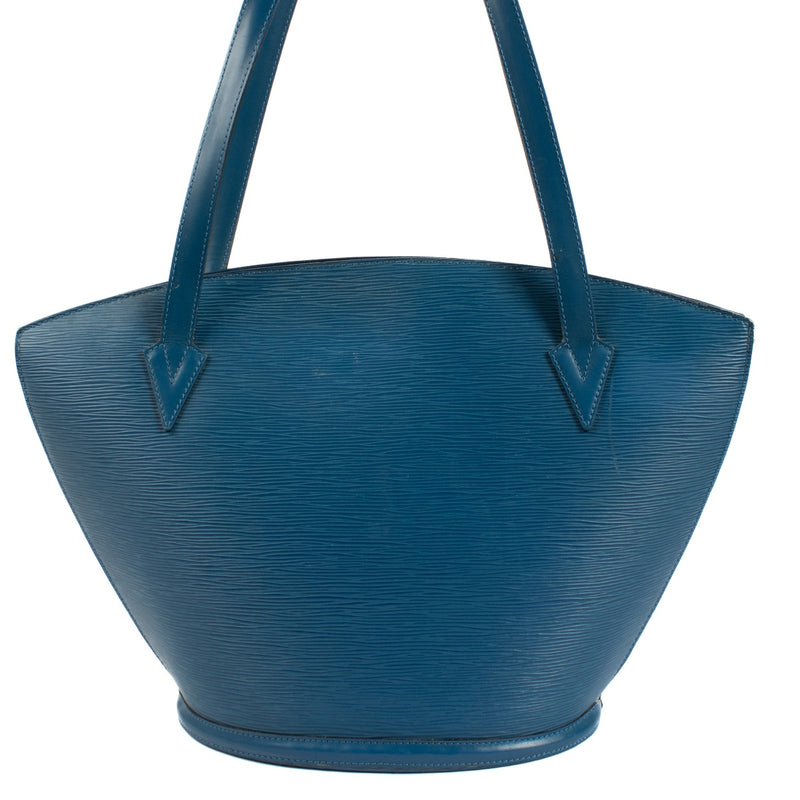 Louis Vuitton Blauwe Epi Saint Jacques GM Tas