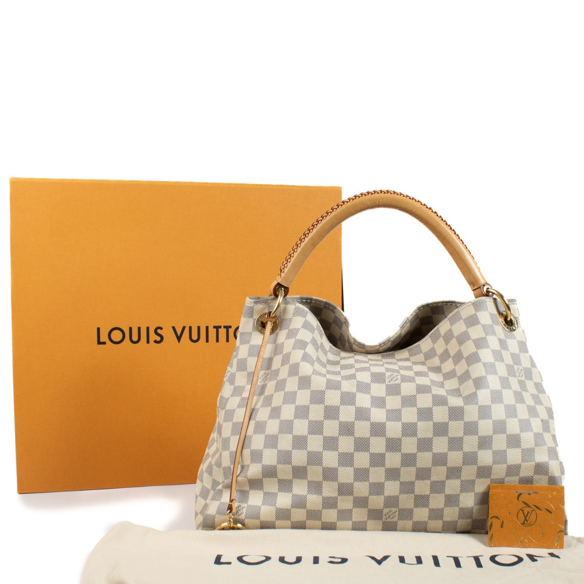 shop 100% authentic second hand Louis Vuitton Damier Azur Artsy MM on Labellov.com