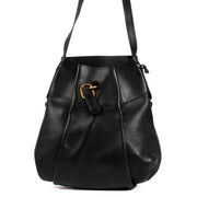 Delvaux Black Leather Faust Shoulder Bag