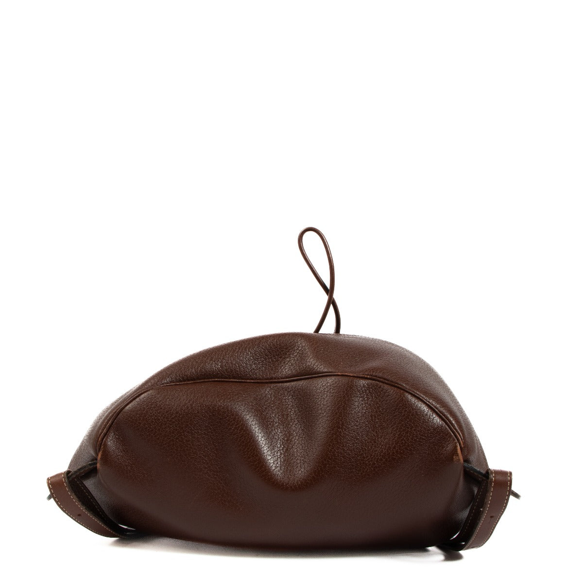 Sac à Dos en Cuir Marron Deux De Delvaux