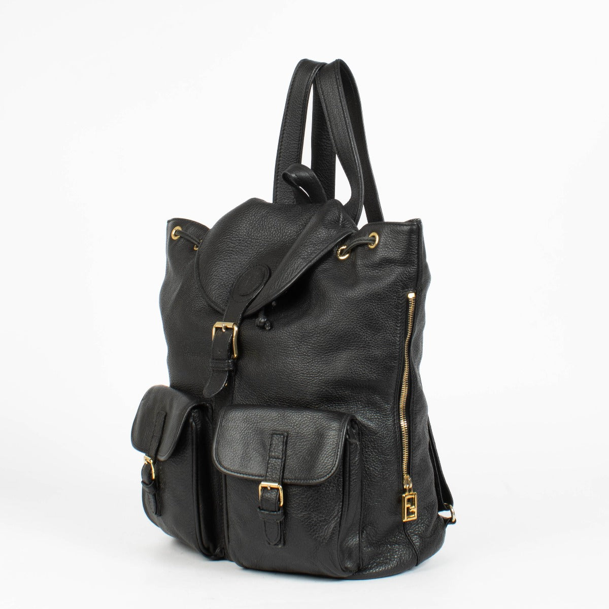 Authentic pre-loved Fendi Vintage Black Backpack on Labellov.com