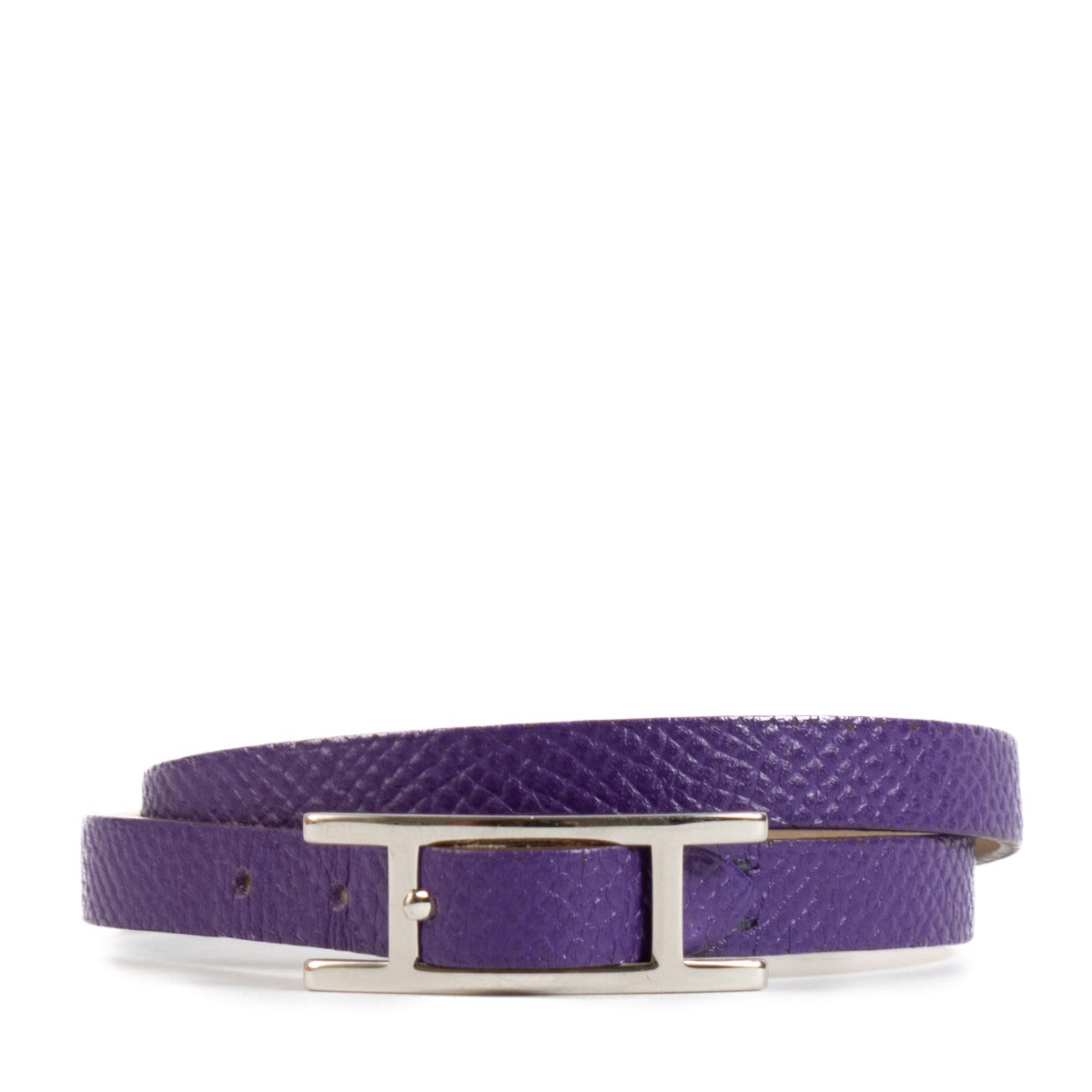 Hermès Blue Hapi Double Tour Bracelet