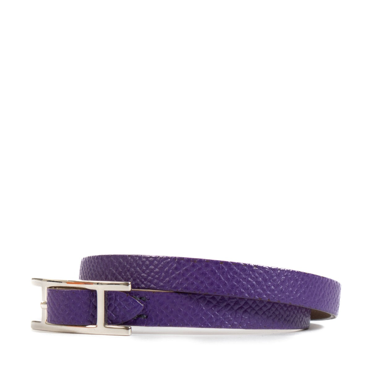 Hermès Blue Hapi Double Tour Bracelet - Size T5