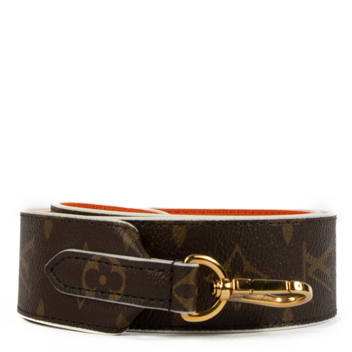Shop 100% authentic Louis Vuitton Monogram Bandoulière Shoulder Strap Orange at Labellov.com.