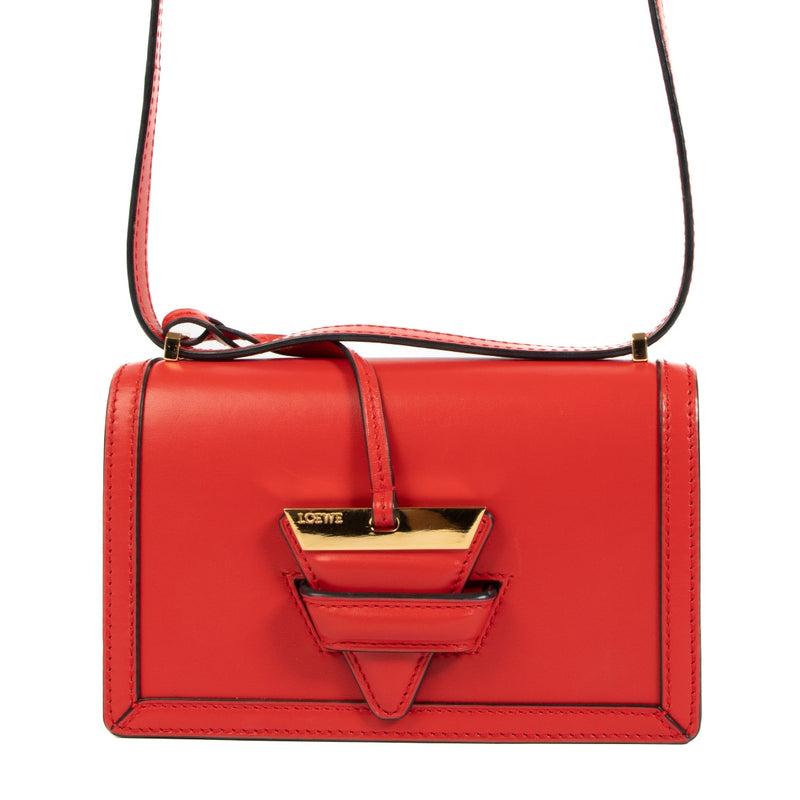 Loewe Red Barcelona Mini Shoulder Bag