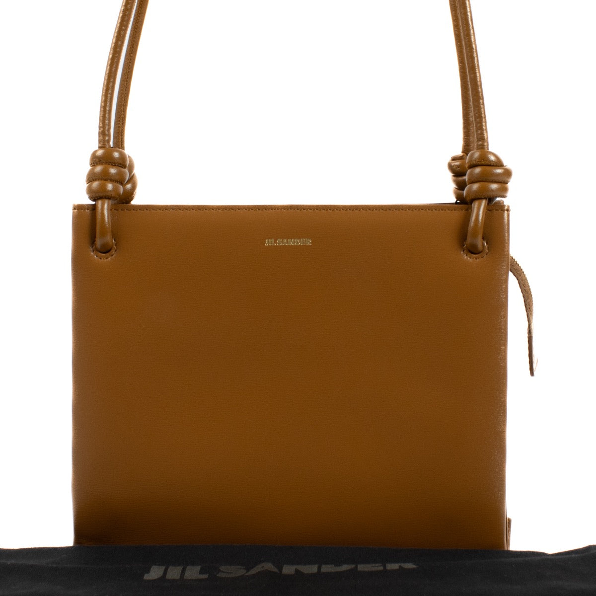 Buy authentic second hand Jil Sander Brown Leather Crossbody at Labellov.com