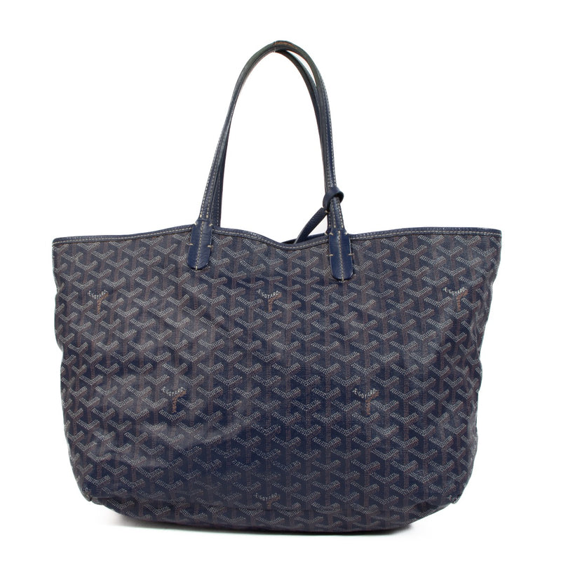 Shop an authentic preloved Goyard Blue St. Louis PM Tote Bag on Labellov.com