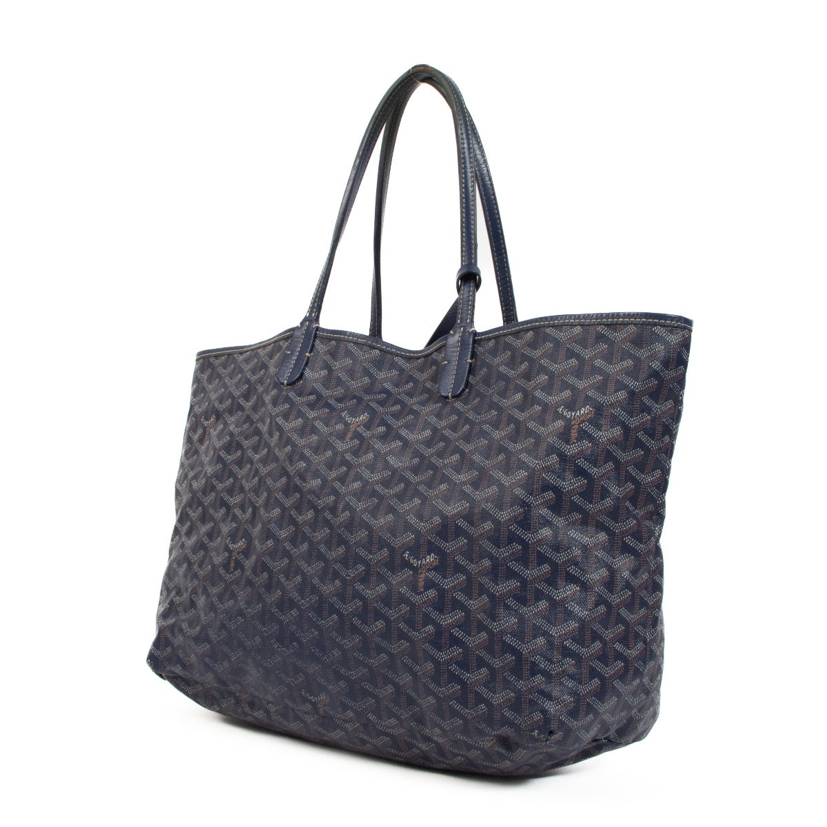 Shop an authentic preloved Goyard Blue St. Louis PM Tote Bag on Labellov.com