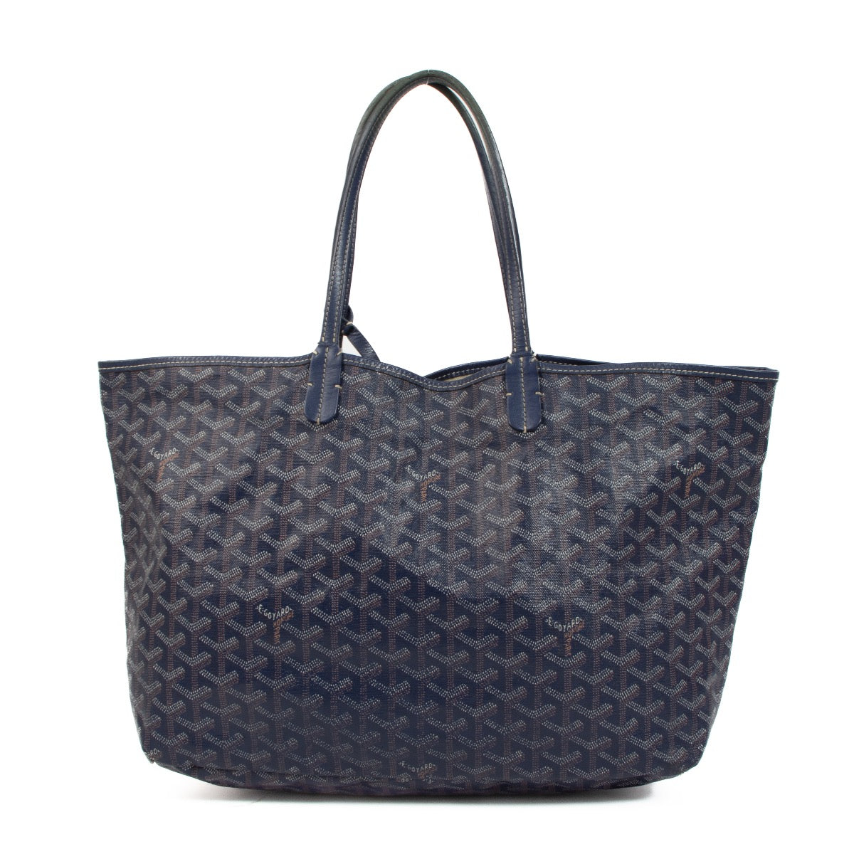 Shop an authentic preloved Goyard Blue St. Louis PM Tote Bag on Labellov.com