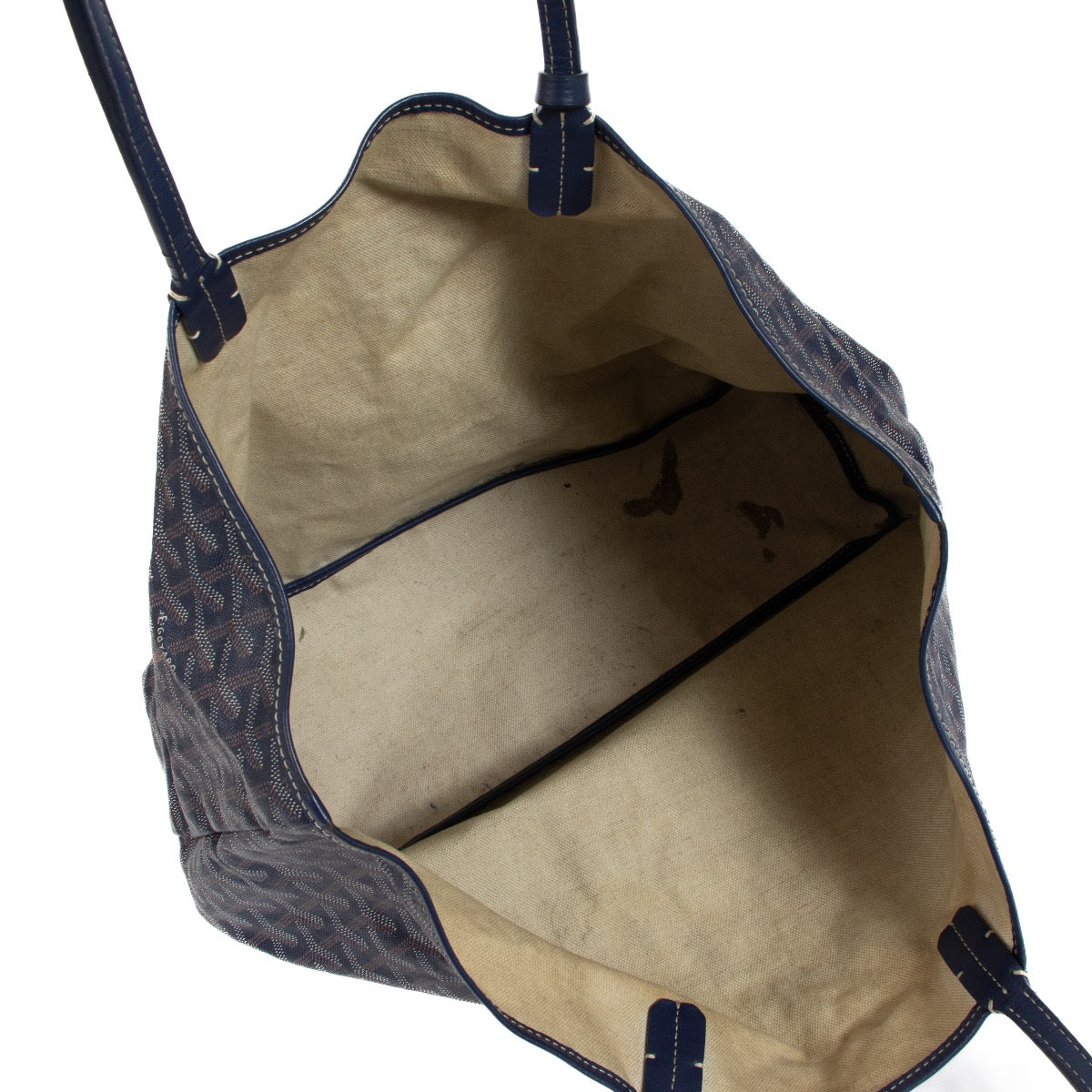 Shop an authentic preloved Goyard Blue St. Louis PM Tote Bag on Labellov.com