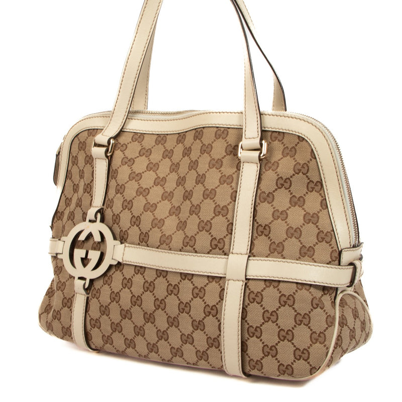 Gucci GG Canvas Royal Satchel Bag