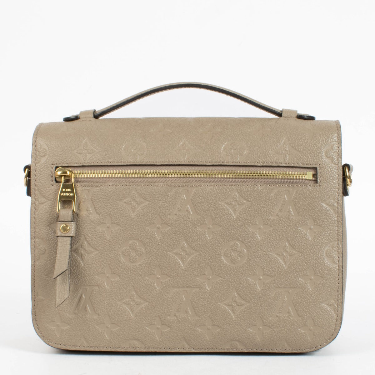 shop 100% authentic second hand Louis Vuitton Tourterelle Monogram Empreinte Pochette Metis Bag on Labellov.com
