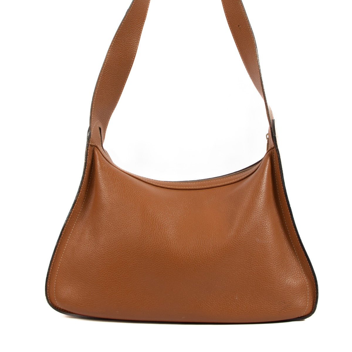 Delvaux Fauve Leather Pensée Shoulder Bag