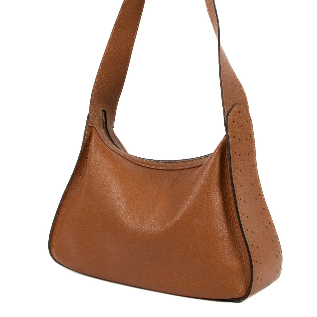 Delvaux Fauve Leather Pensée Shoulder Bag