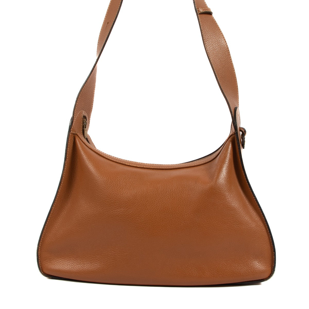 Sac à bandoulière Delvaux Pensée en cuir Fauve