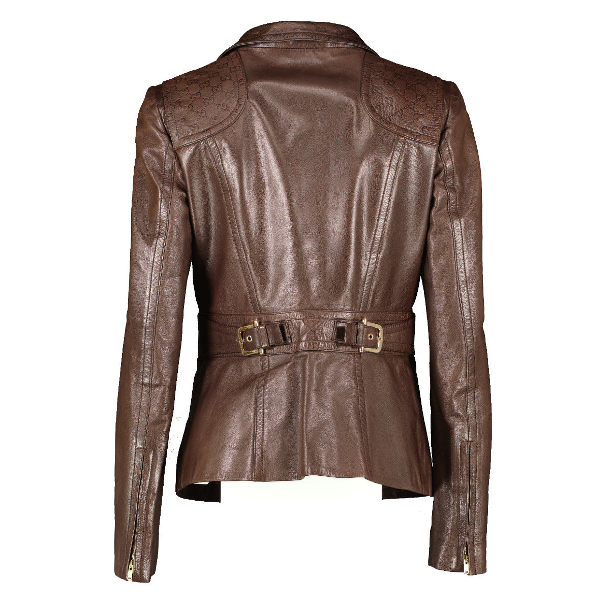 Gucci Brown Leather Jacket
