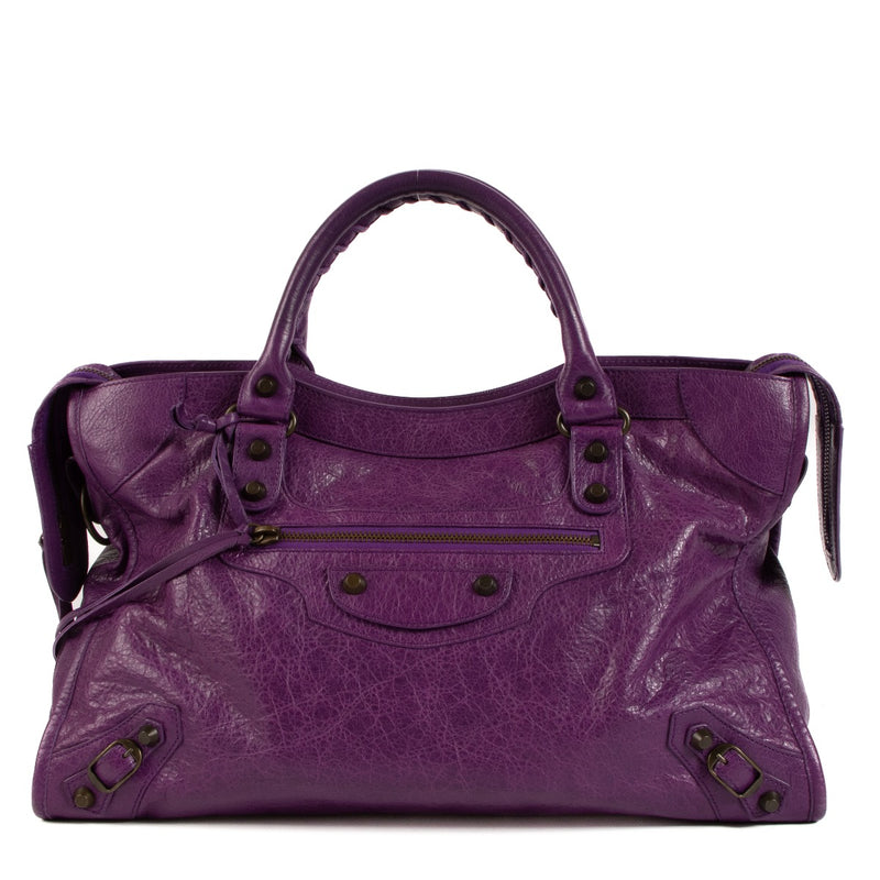 Shop 100% authentic second-hand Balenciaga Ultraviolet Arena Classic City Bag on Labellov.com