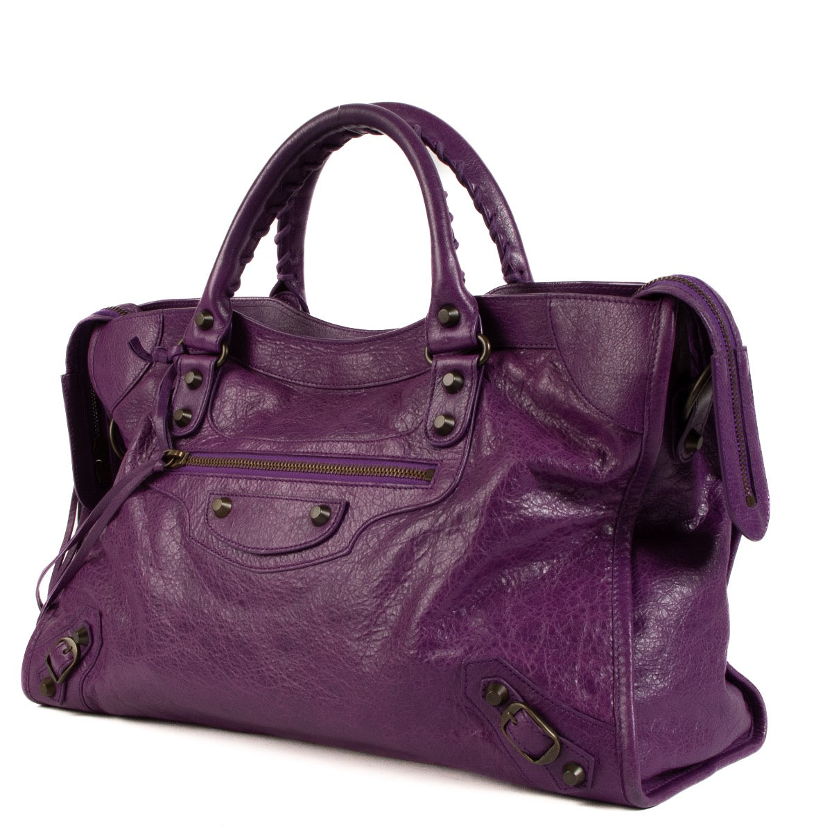 Shop 100% authentic second-hand Balenciaga Ultraviolet Arena Classic City Bag on Labellov.com