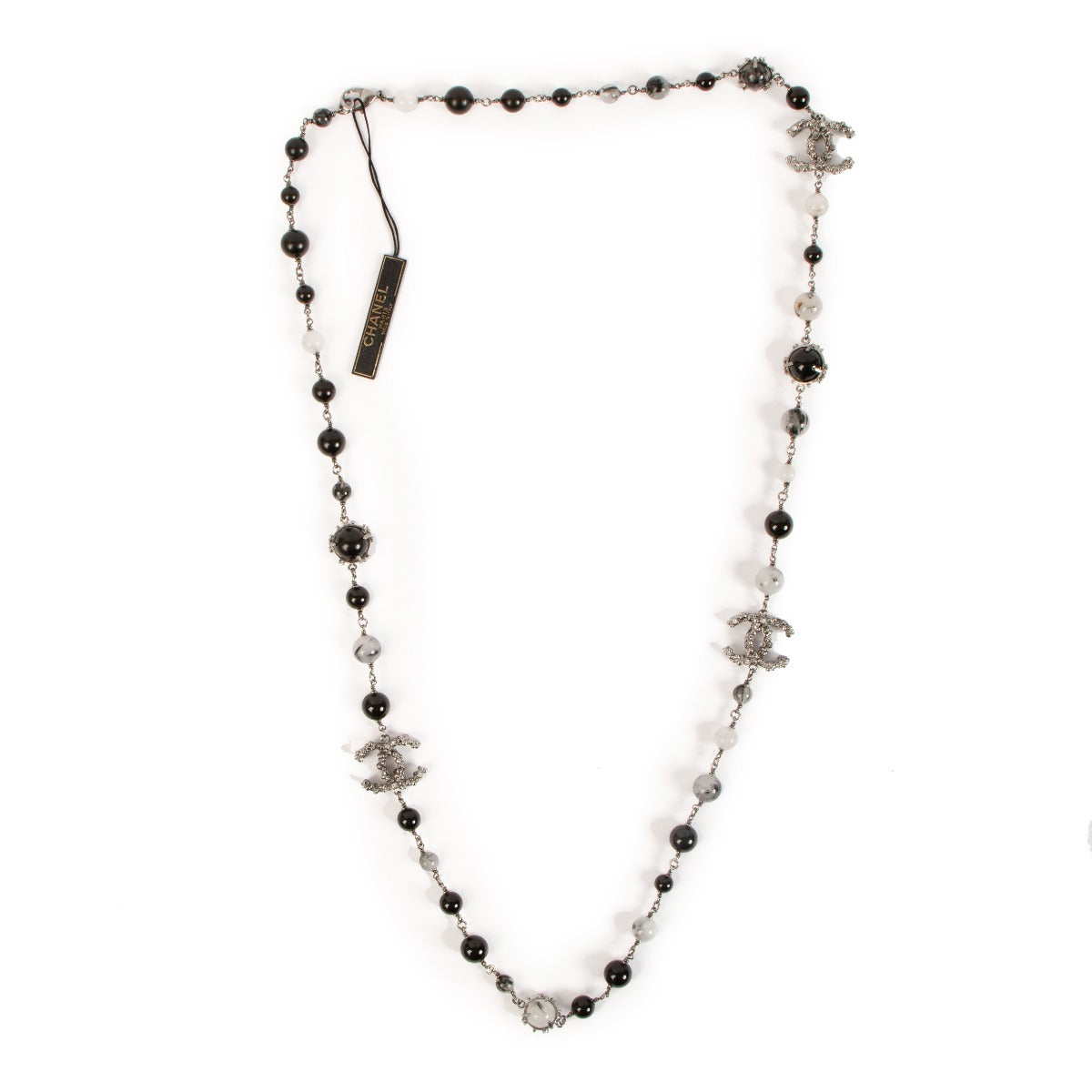 Chanel 13A Bead CC Necklace