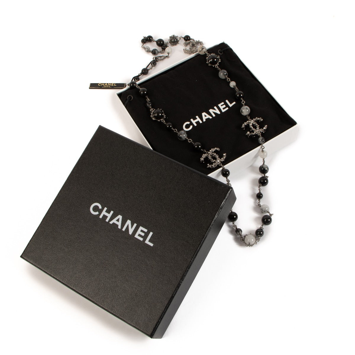 Chanel 13A Bead CC Necklace