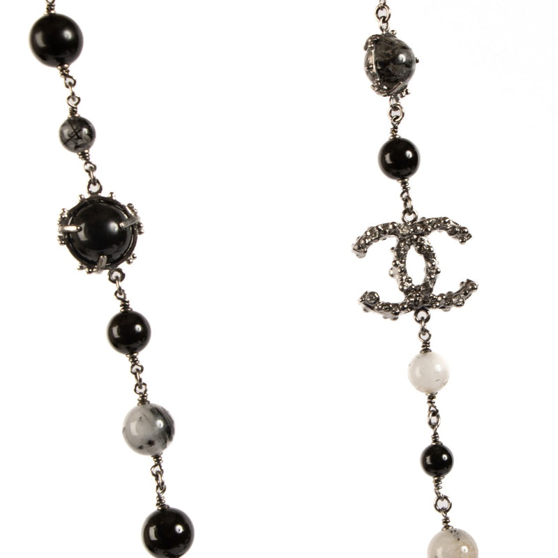 Chanel 13A Bead CC Necklace