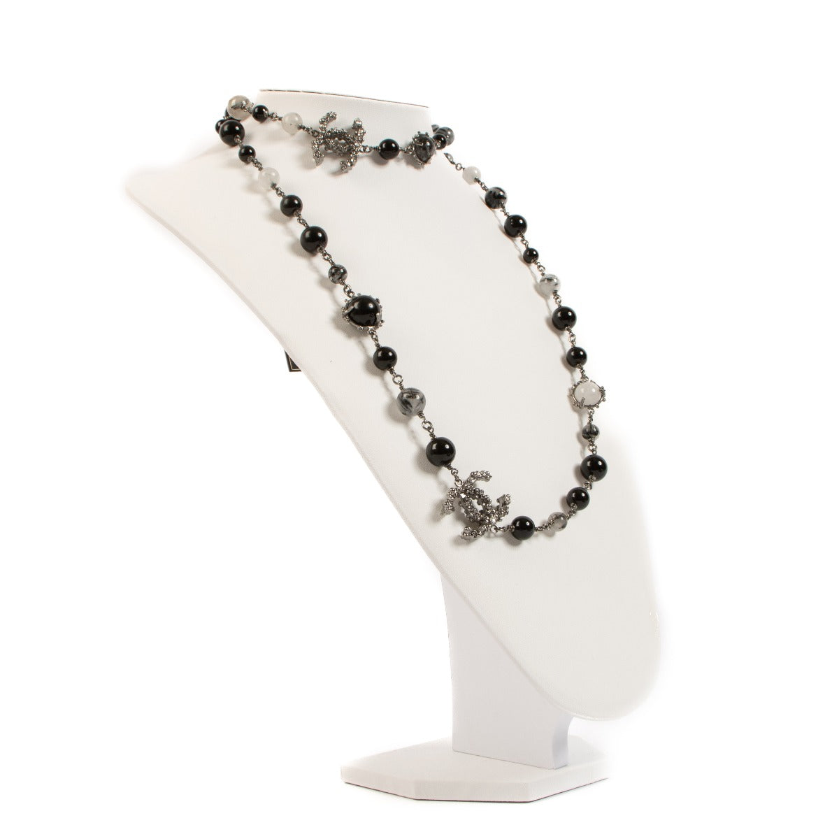 Chanel 13A Bead CC Necklace
