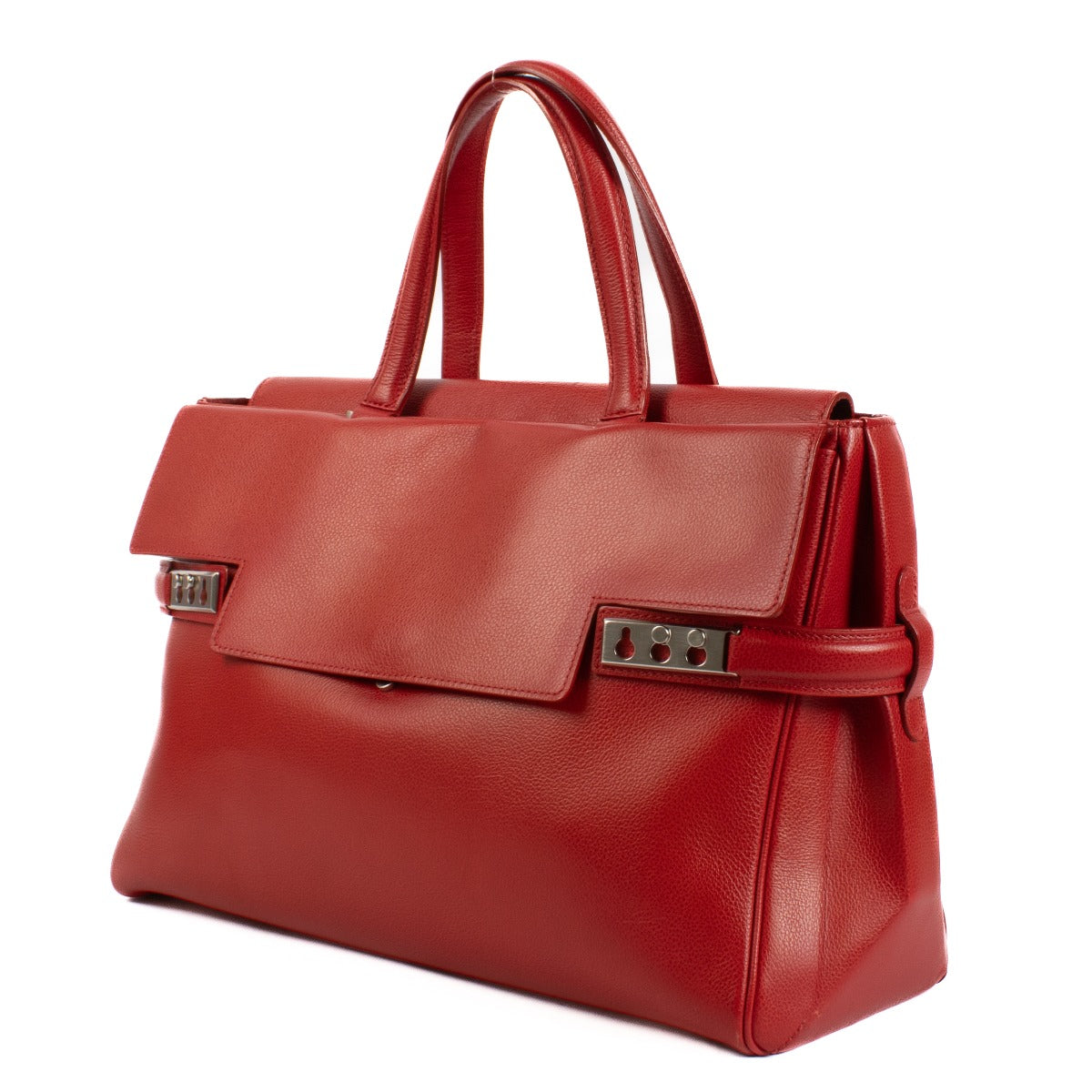 Sac d'affaires Delvaux Tempête rouge