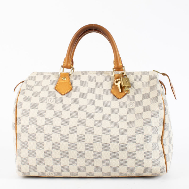 Authentic Preloved Louis Vuitton Damier Azur Speedy 30 on Labellov.com