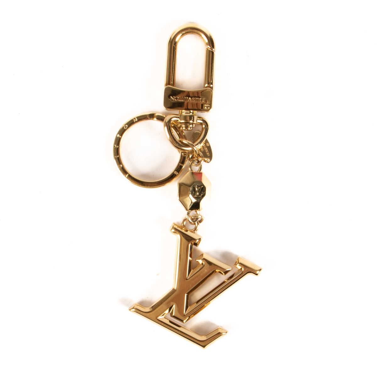 Shop 100% authentic second-hand Louis Vuitton Gold LV Keychain Other on Labellov.com