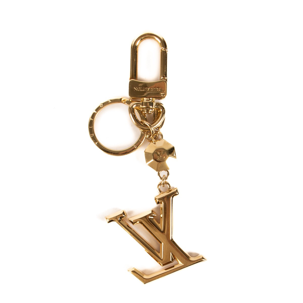 Shop 100% authentic second-hand Louis Vuitton Gold LV Keychain Other on Labellov.com