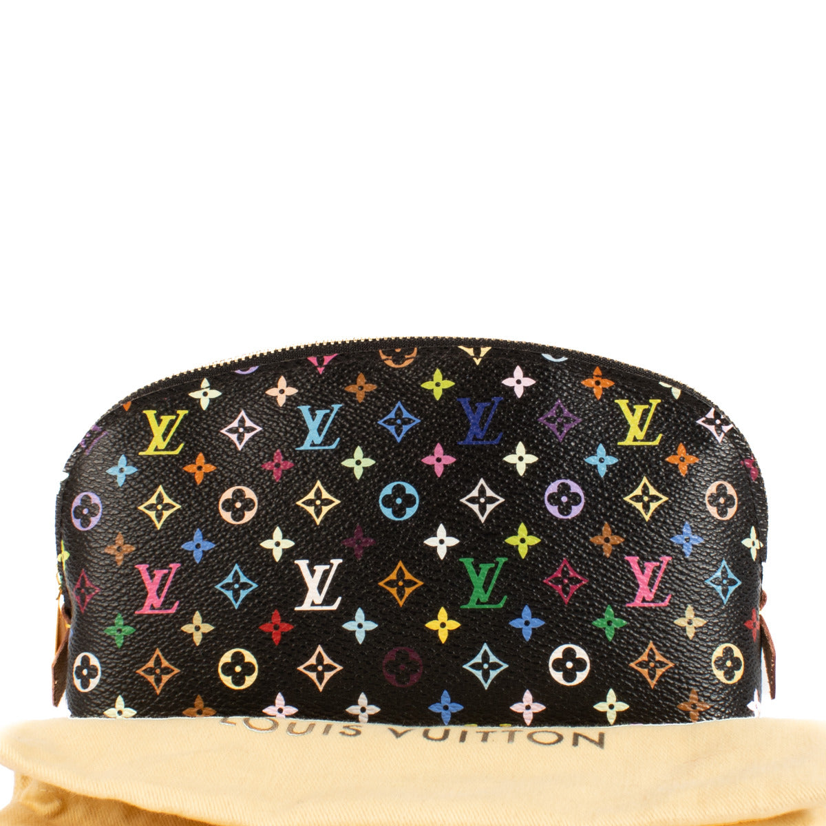 Louis Vuitton x Takashi Murakami Zwart Monogram Multicolore Cosmetisch Etui