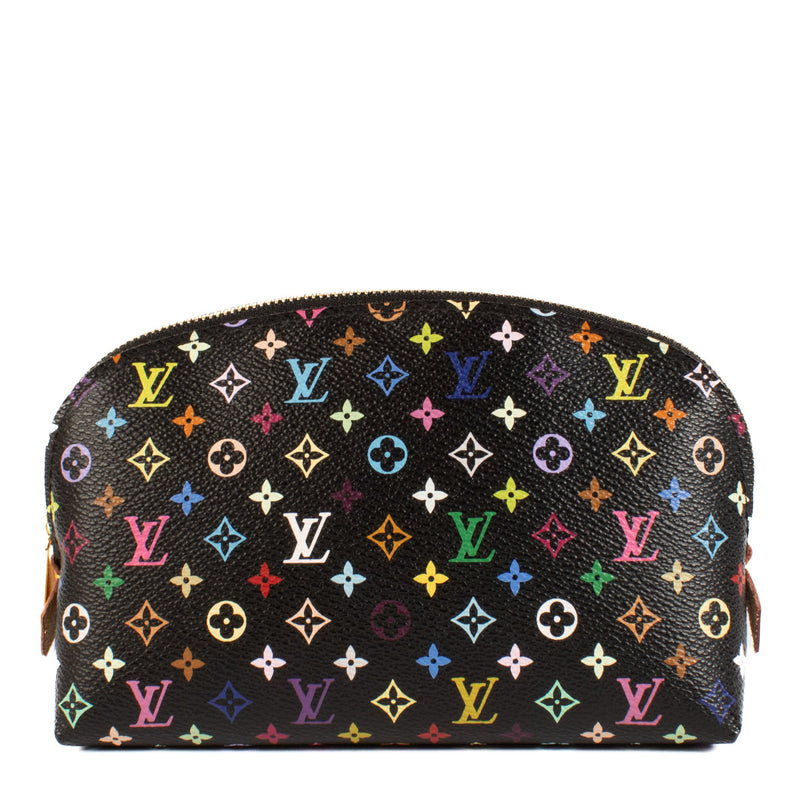 Louis Vuitton x Murakami Black Monogram Multicolore Cosmetic Pouch