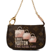 Shop safe online at Labellov in Antwerp, Brussels and Knokke this 100% authentic second hand Louis Vuitton Limited Edition 1 Rue Scribe Mini Pochette Accessoires.
