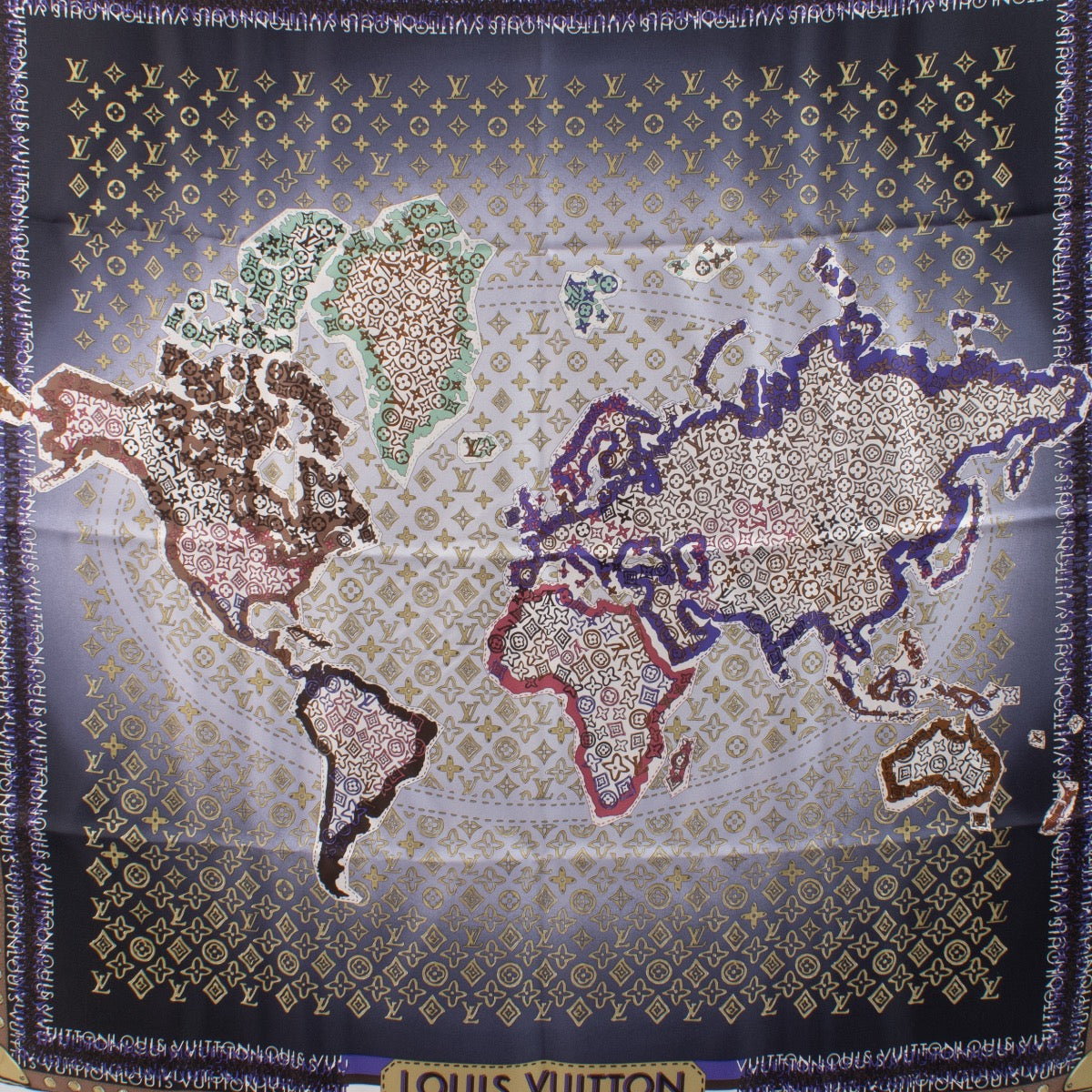 Shop 100% authentic secondhand Louis Vuitton Multicolor Silk 90 Scarf on Labellov.com