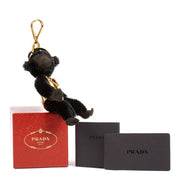 Prada Black Year of Monkey Keychain Bag Charm