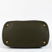shop 100% authentic second hand Prada Green Kaki Vitello Daino Tote Bag on Labellov.com