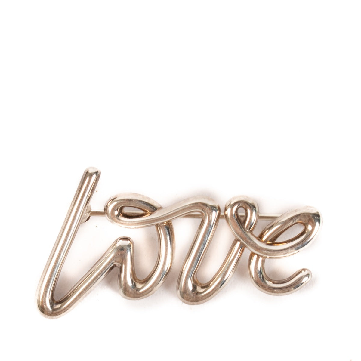 Tiffany & Co. Paloma Picasso Silver Love Brooch